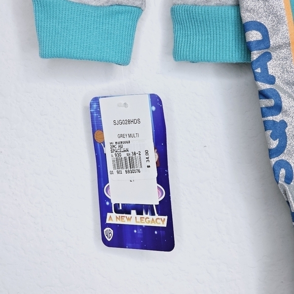 New! Space Jam Lola 2 Piece Basketball Hoodie Joggers Sweatpants Toddler Set - Picture 8 of 11